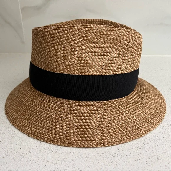 ERIC JAVITS Classic Fedora Packable Sun Hat display picture 3